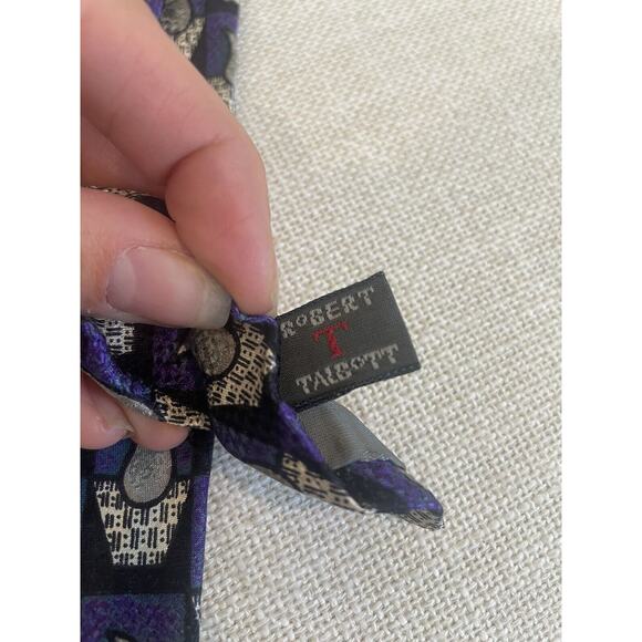 Robert‎ Talbott For Nordstrom All Silk Mens Pattern Neck Tie - Picture 3 of 4